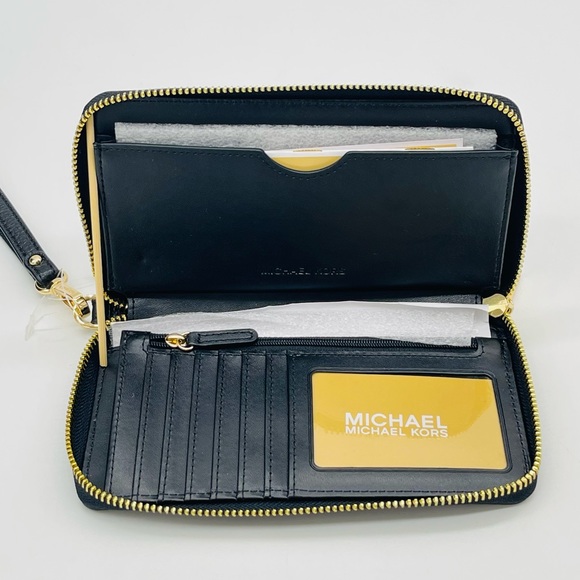 Michael Kors Medium Jaycee Backpack & MF Phone Case Wallet Black - Picture 10 of 11